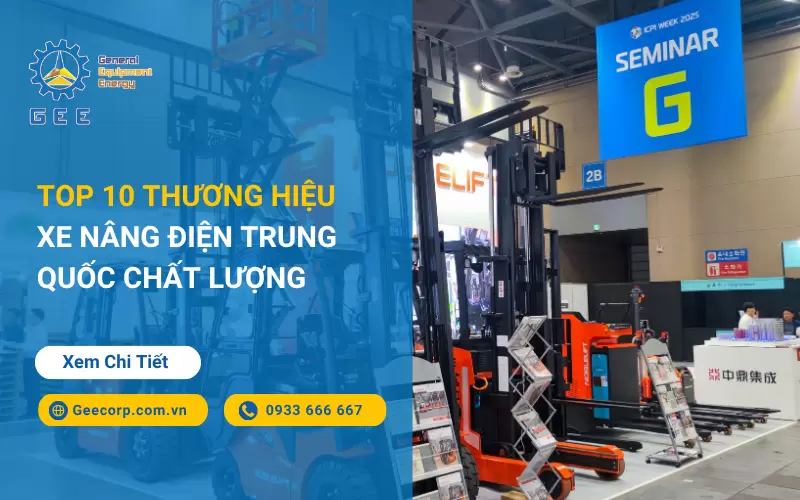 Top 10 Thương Hiệu Xe Nâng Điện Trung Quốc Chất Lượng 2026