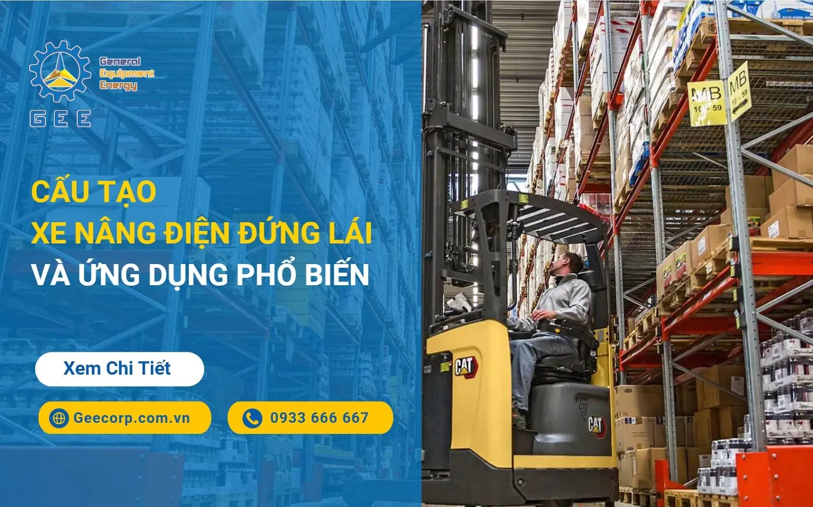 Cấu Tạo Xe Nâng Điện Đứng Lái Và Ứng Dụng Phổ Biến