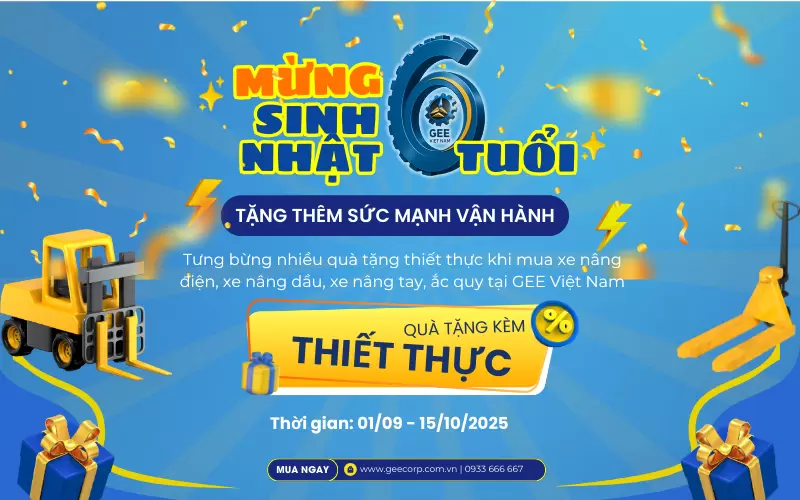 Sinh Nhật 6 Năm GEE Việt Nam - Quà Tặng Kèm Thiết Thực