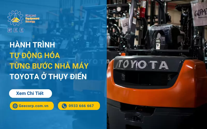 Hành trình tự động hóa tại nhà máy của Toyota ở Thụy Điển