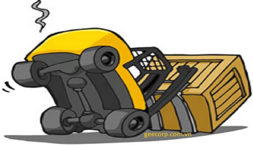 Điều Gì Ngăn Xe Nâng Không Bị Lật ?