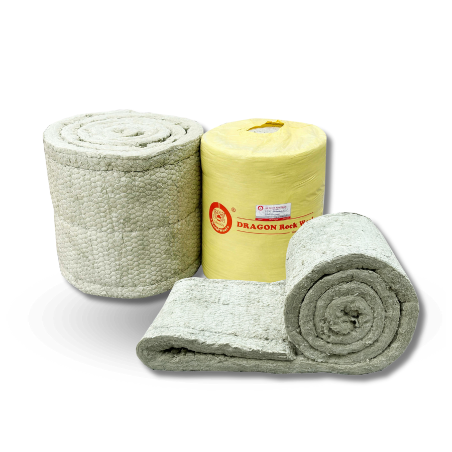 Bông sợi đá DRAGON ROCKWOOL (HBL) - Dạng cuộn