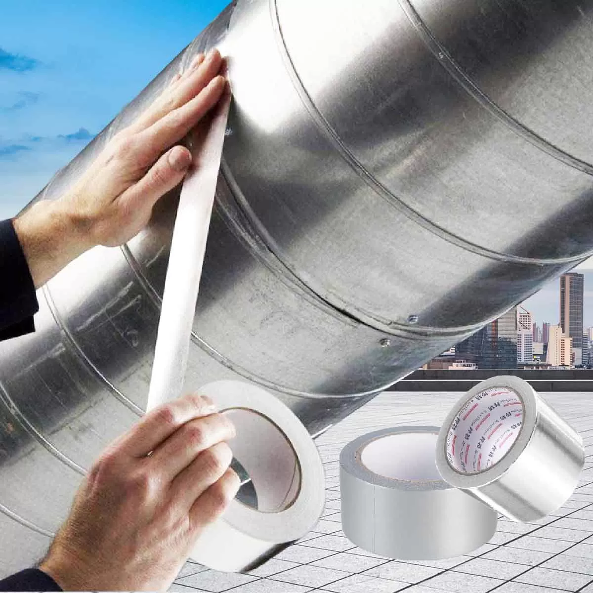 Băng Keo Bạc Dán Ống