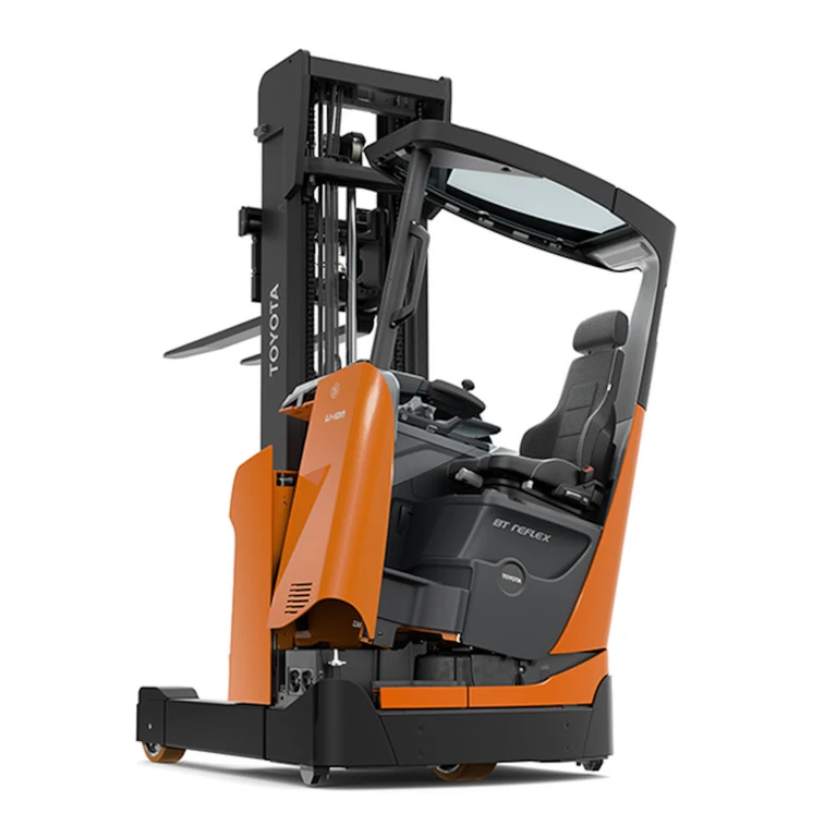 Xe nâng điện Reach Truck với Tilting cabin Toyota Reflex (1.4 - 2.5 tấn)