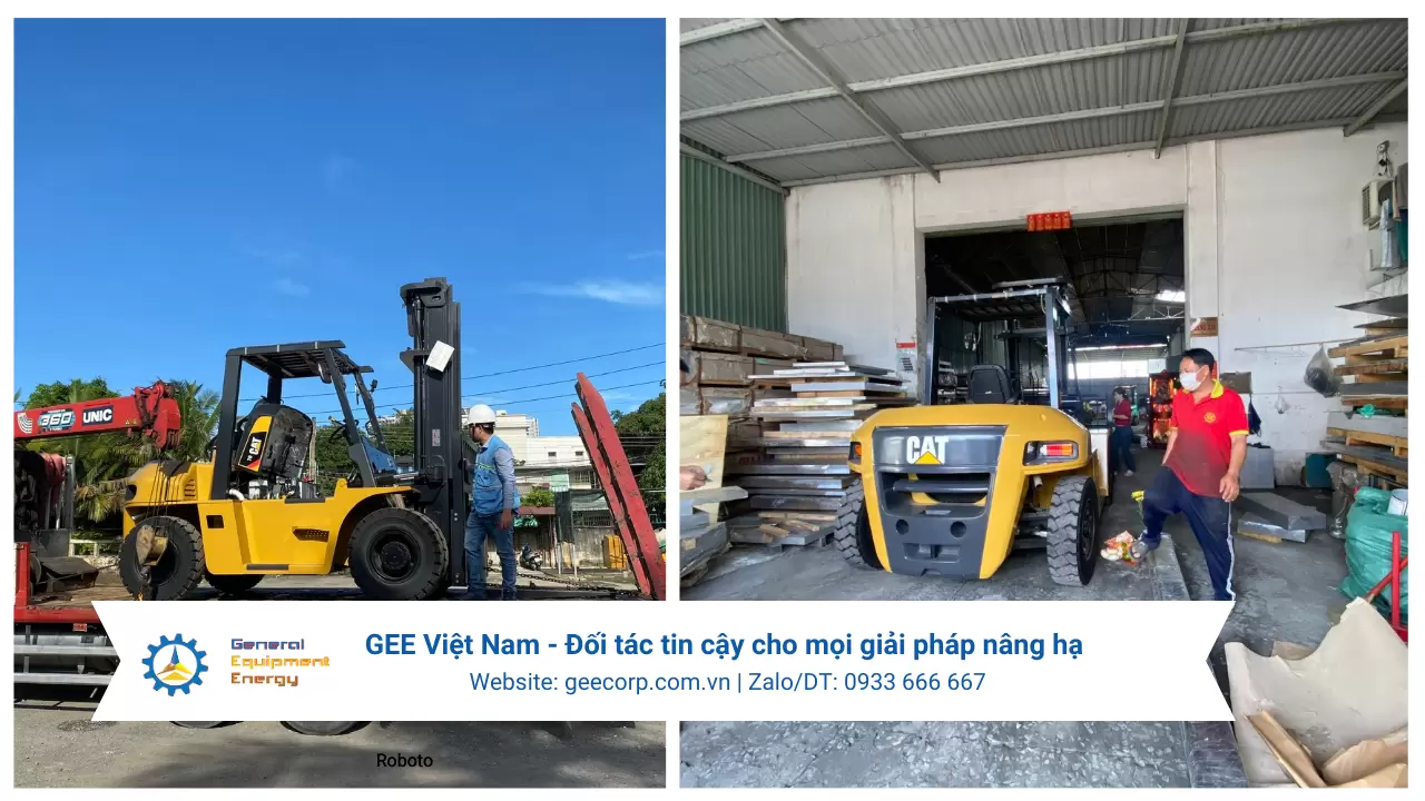 Giao xe nâng cho Công ty TNHH Xuất Nhập Khẩu Dịch Vụ Thương Mại Hang Xin chỉ trong 1 ngày